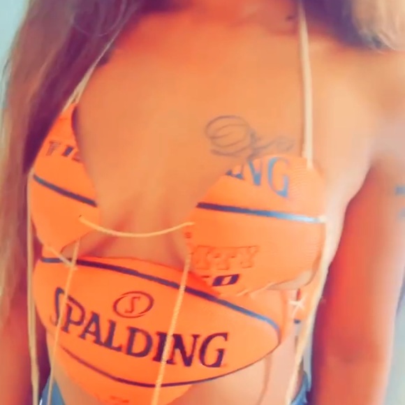 Basketball corset bra made by me - Picture 4 of 5